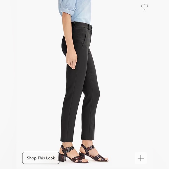 J Crew high-rise Cameron pants in black - Picture 2 of 5